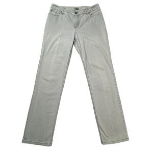 J. Jill Gray Straight Leg Jeans